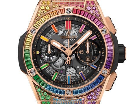 hublot big bang king gold rainbow price|hublot geneve big bang chronograph.